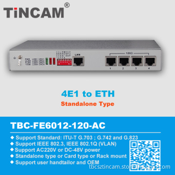 4e1/10-100base-T Ethernet Protocol Converter (TBC-FE6012-AC)